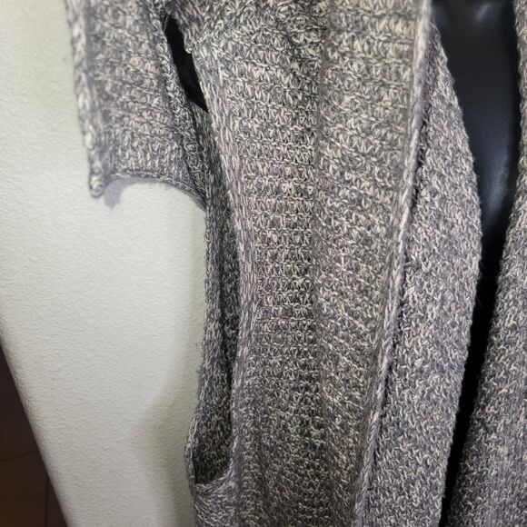 Valetta drape open front cardigan sweater vest size L/XL - Picture 4 of 7